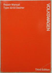 1976-1979 Volkswagen VW Dasher Type 32/33 Service Shop Repair Manual