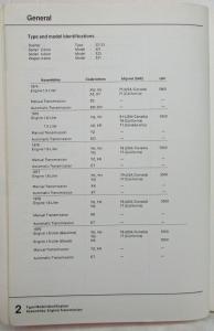 1976-1979 Volkswagen VW Dasher Type 32/33 Service Shop Repair Manual