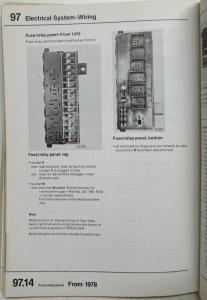 1976-1979 Volkswagen VW Dasher Type 32/33 Service Shop Repair Manual