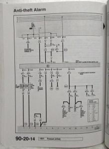 1991 Volkswagen VW Passat Electrical Troubleshooting Manual