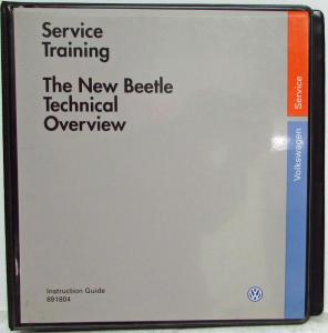 1998 VW New Beetle Technical Overview Service Training Guide with VHS