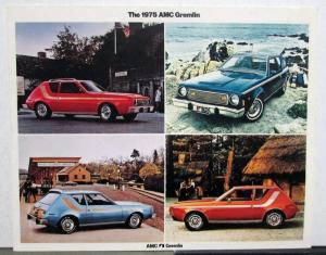 1975 AMC Gremlin NOS Postcard