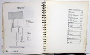 1982 1983 1984 Volkswagen VW Electrical Wiring Diagrams - Rabbit Pickup Scirocco