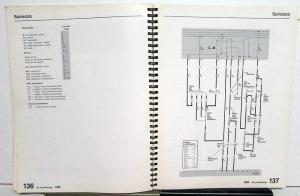 1985-1986 Volkswagen VW Electrical Wiring Diagrams - Cabriolet Quantum Scirocco