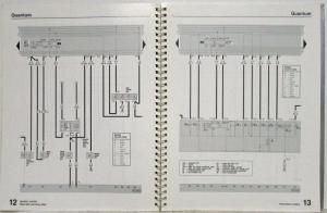 1987 Volkswagen VW Electrical Wiring Diagrams - Quantum Vanagon
