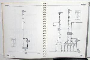 1987 VW Electrical Wiring Diagrams - Cabriolet Fox Golf GTI Jetta Scirocco