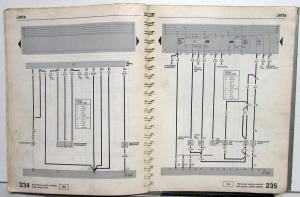 1988 VW Electrical Wiring Diagrams - Cabriolet Fox Golf GTI 16V Jetta Scirocco