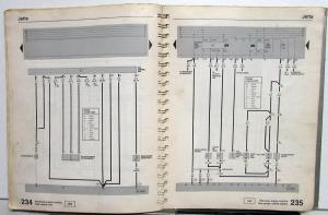 1988 VW Electrical Wiring Diagrams - Cabriolet Fox Golf GTI 16V Jetta Scirocco