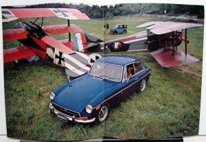 1971 MG Color Sales Brochure Model MBG/GT Original