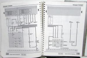 1991 Volkswagen VW Electrical Wiring Diagrams - Cabriolet Corrado Fox Vanagon