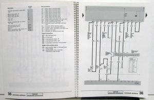 1992 Volkswagen VW Electrical Wiring Diagrams - Cabriolet Fox