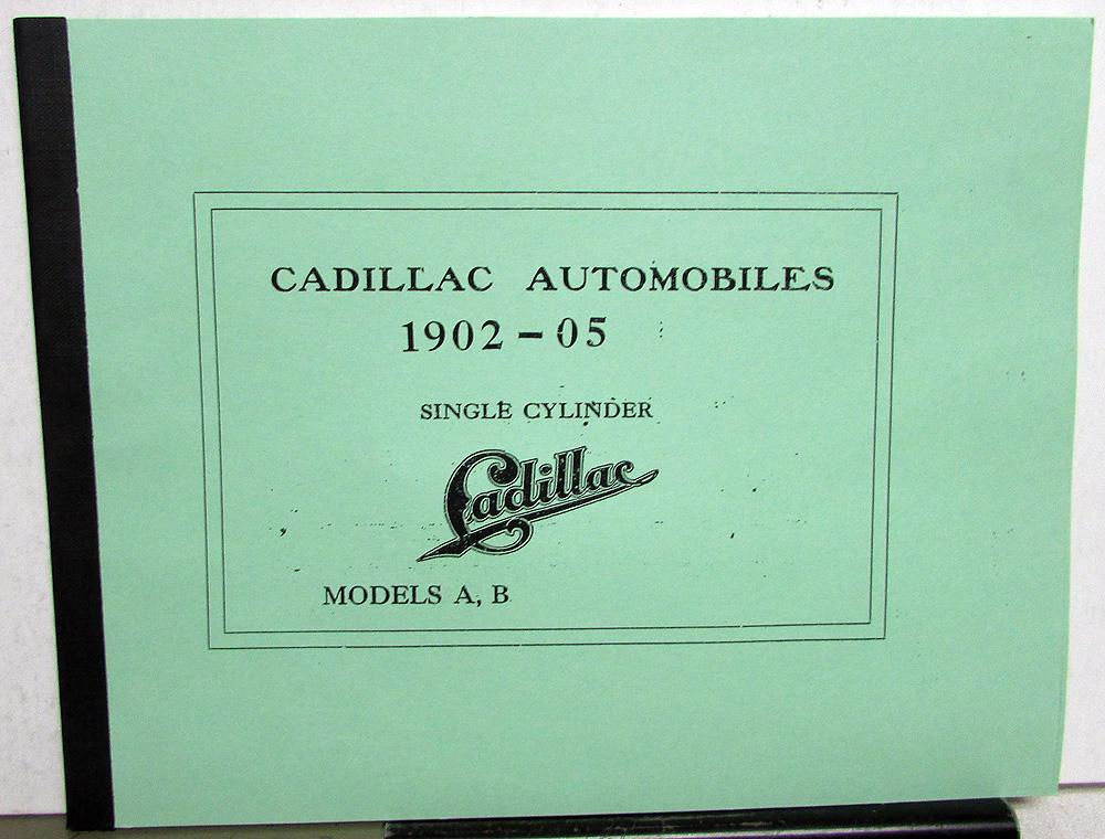 19021905 Cadillac Owners Manual Care & Operation Instructions Booklet