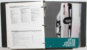 1990 Oldsmobile Dealer Album Fleet Buyers Guide Cutlass Silhouette Toronado 98