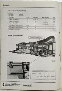 1981 Audi 4000 Type 81 5-Speed Manual Transmission Repair Manual Supplement 46