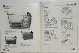 1984 Audi 5000 Maintenance and Adjustments Introductory Service Information