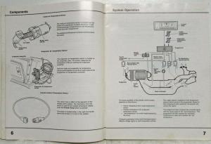 1984 Audi 5000 Climate Control Troubleshooting and Repair Service Training Info