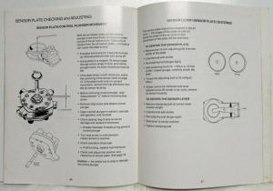 1984 Audi CIS Electronic Fuel Injection System Service Training Information
