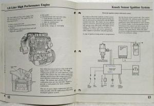 1985 Audi Model Change Information Corporate Service Division Publication