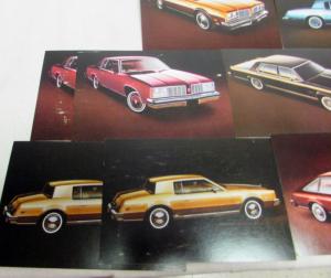 1979 Oldsmobile Toronado Starfire Ninety-Eight Delta 88 Cutlass Omega Postcards