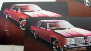 1979 Oldsmobile Toronado Starfire Ninety-Eight Delta 88 Cutlass Omega Postcards