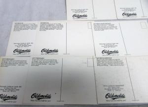 1979 Oldsmobile Toronado Starfire Ninety-Eight Delta 88 Cutlass Omega Postcards