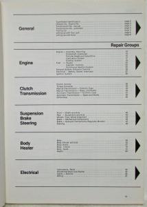 1978 Audi 5000 Type 43 Service Shop Repair Manual