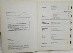 1978 1979 Audi 5000 Type 43 Service Shop Repair Manual