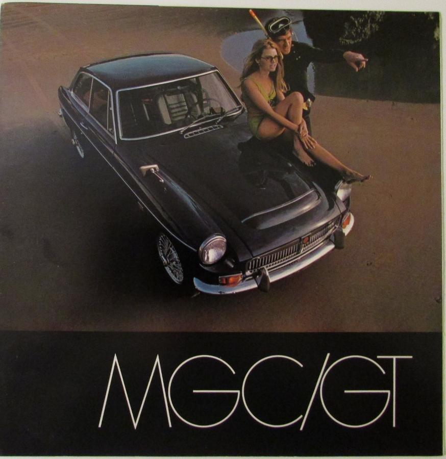 1969 MGC/GT Original Color Sales Brochure