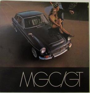 1969 MGC/GT Original Color Sales Brochure
