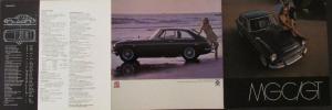 1969 MGC/GT Original Color Sales Brochure