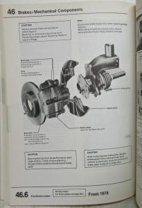 1973-1978 Audi Fox Type 84/85 Service Shop Repair Manual