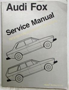 1973-1979 Audi Fox Service Shop Repair Manual