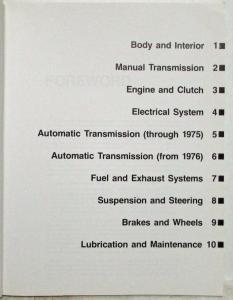 1973-1979 Audi Fox Service Shop Repair Manual