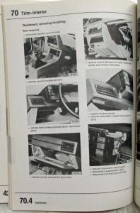 1980 Audi 4000 Type 81 Service Shop Repair Manual