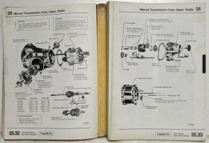 1980-1982 Audi 4000/Coupe Service Shop Repair Manual - Gas and Diesel