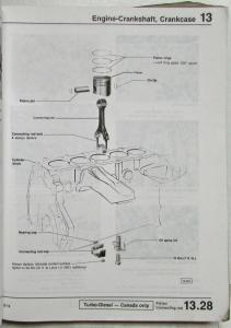 1984-1988 Audi 5000S 5000CS Quattro Repair Manual - Gas - Turbo - Turbo Diesel