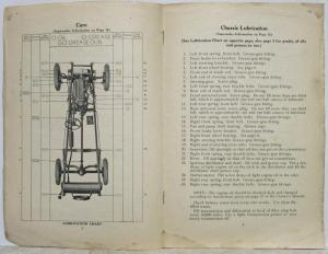 1929 Erskine Six Owners Manual Supplement