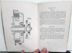 1917-1919 Franklin Series Nine Instruction Book Owners Manual