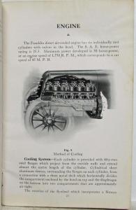1922 Franklin Series Nine Repairmans Manual