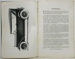 1920 King Model H Instruction Book Owners Manual