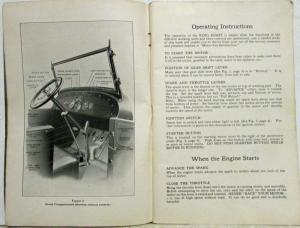 1920 King Model H Instruction Book Owners Manual