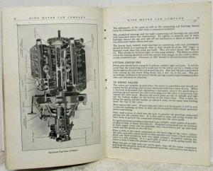 1920 King Model H Instruction Book Owners Manual