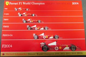 2005 Ferrari Prestige Sales Brochure Portfolio F430 Spider F1 World Champion