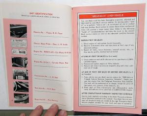 1972 Mack MB Series Trucks Operation Owners Manual