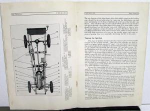 1930 Peerless Standard Eight Information Book Owners Manual