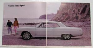 1965 Chevrolet Chevelle Malibu Super Sport SS Wagon Color Sales Brochure REVISED