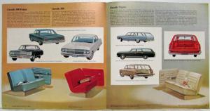 1965 Chevrolet Chevelle Malibu Super Sport SS Wagon Color Sales Brochure REVISED