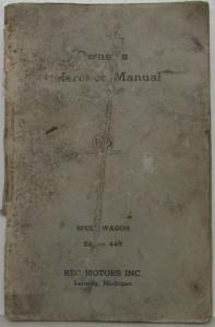 1945 REO Speed Wagon Edition 445 Reference Owners Manual