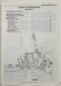 1977 Opel Chassis Service Shop Repair Manual