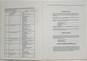 1974 Opel 1900 Manta Chassis Service Shop Repair Manual